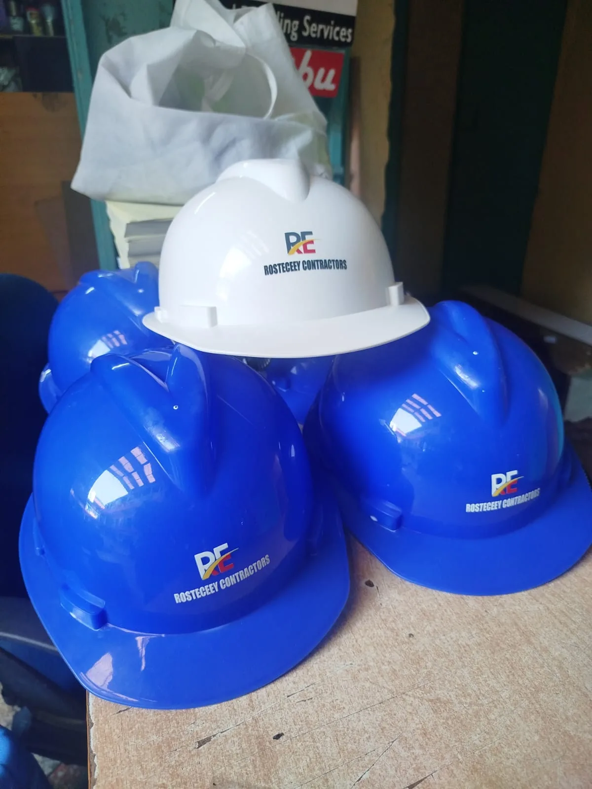 Custom Branded Construction Helmets & Hard Hats in Nairobi, Kenya — view 2
