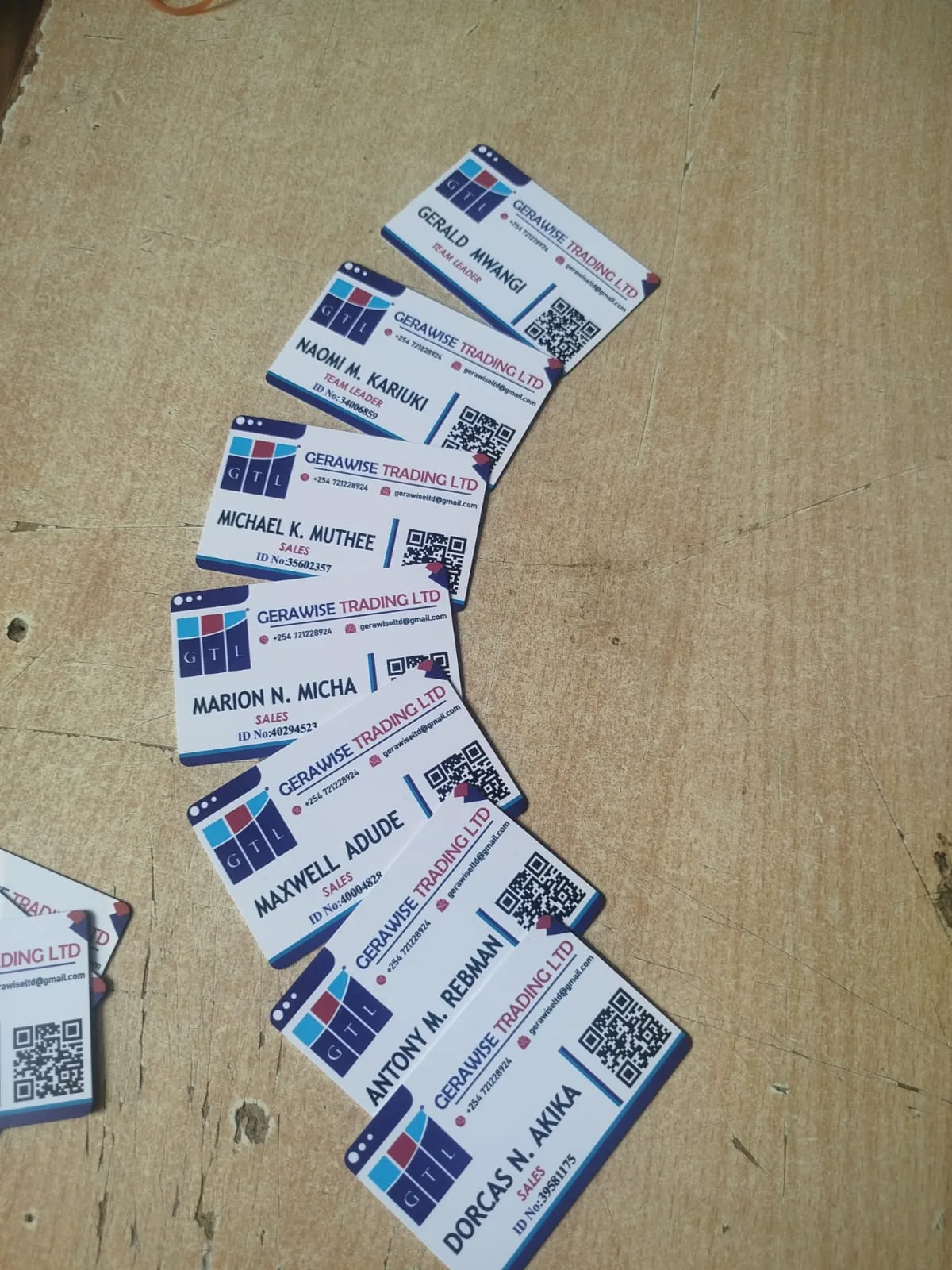 Staff & Membership ID Cards — view 2