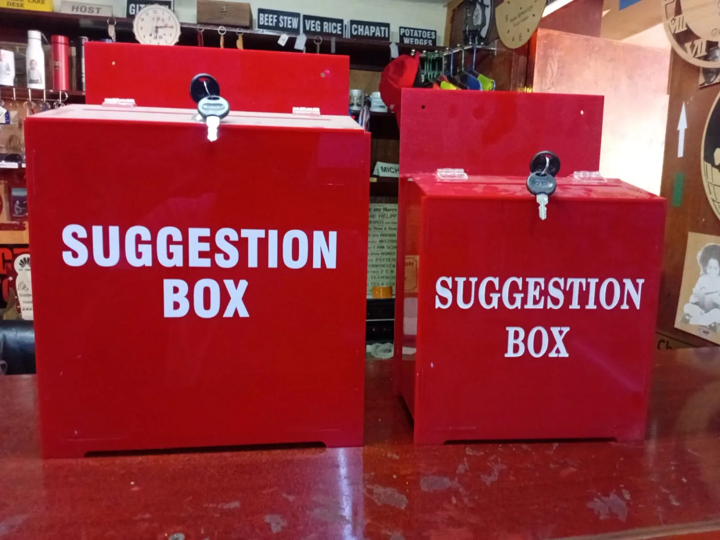 Custom Branded Suggestion & Feedback Boxes in Nairobi, Kenya
