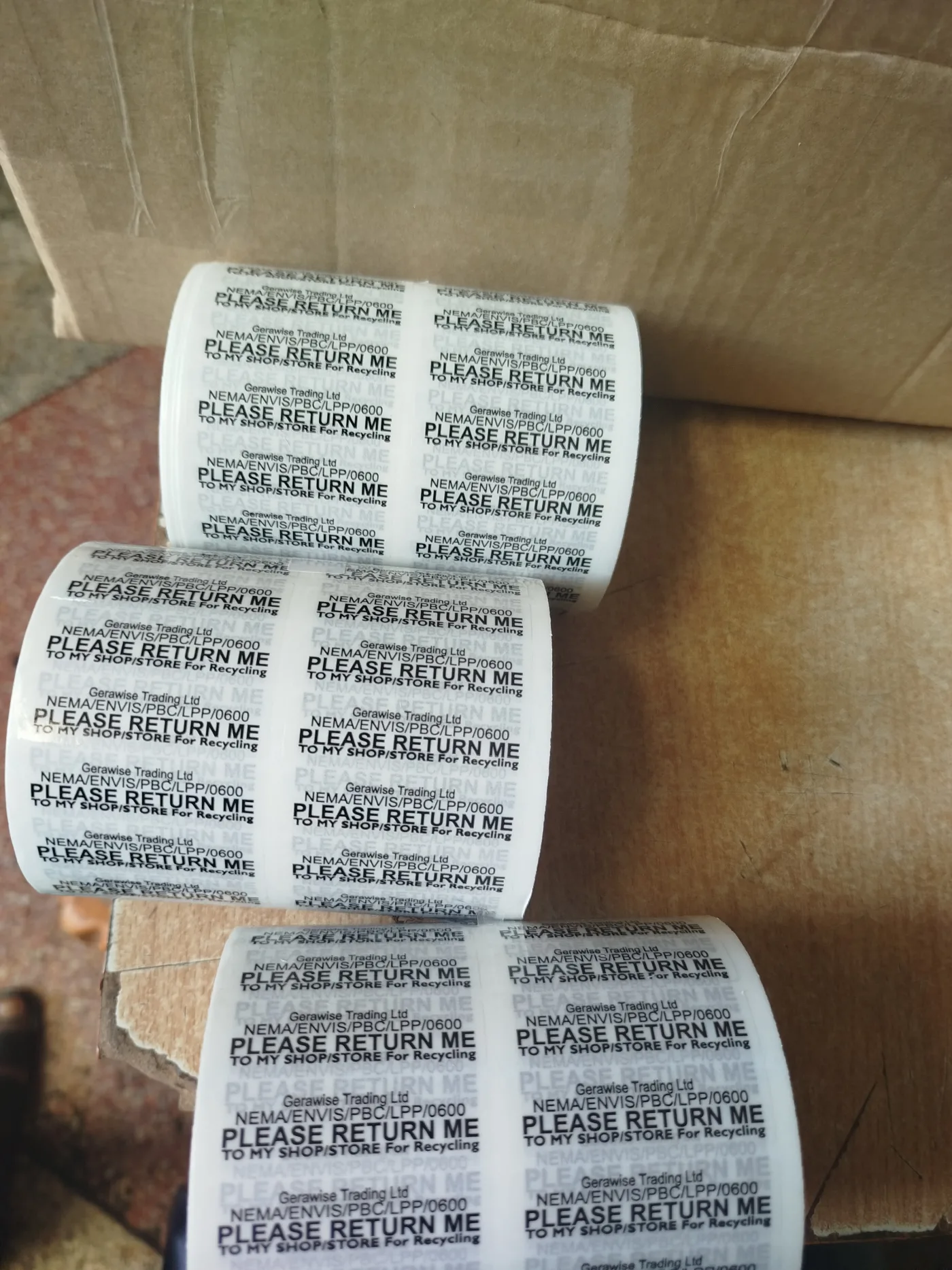 Clear Transparent Label Printing — view 3