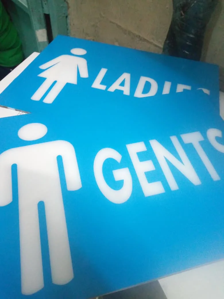 Premium Washroom Sign Boards — view 2