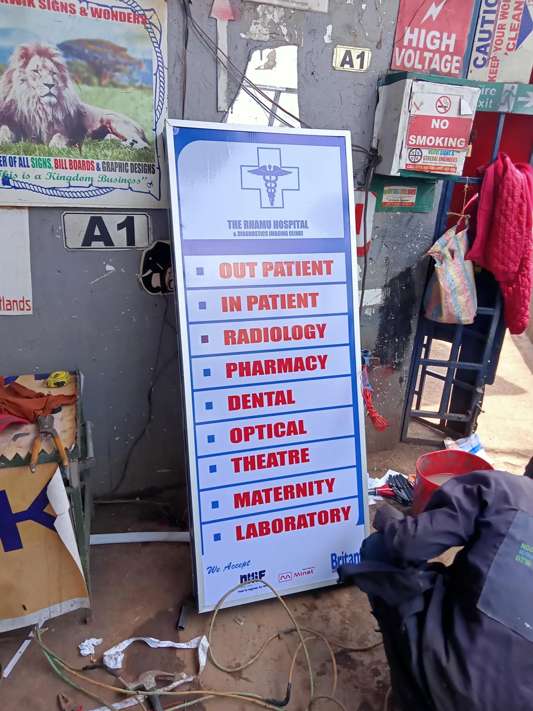 Wayfinding & Directional Signs - Signage & Displays Nairobi